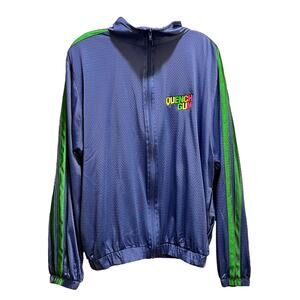Unique Sales Vintage 1970 Quench Gum Sports Blue Zip Front Jacket S